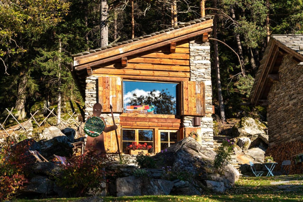 Resalbert Chalet Chiavenna Esterno foto