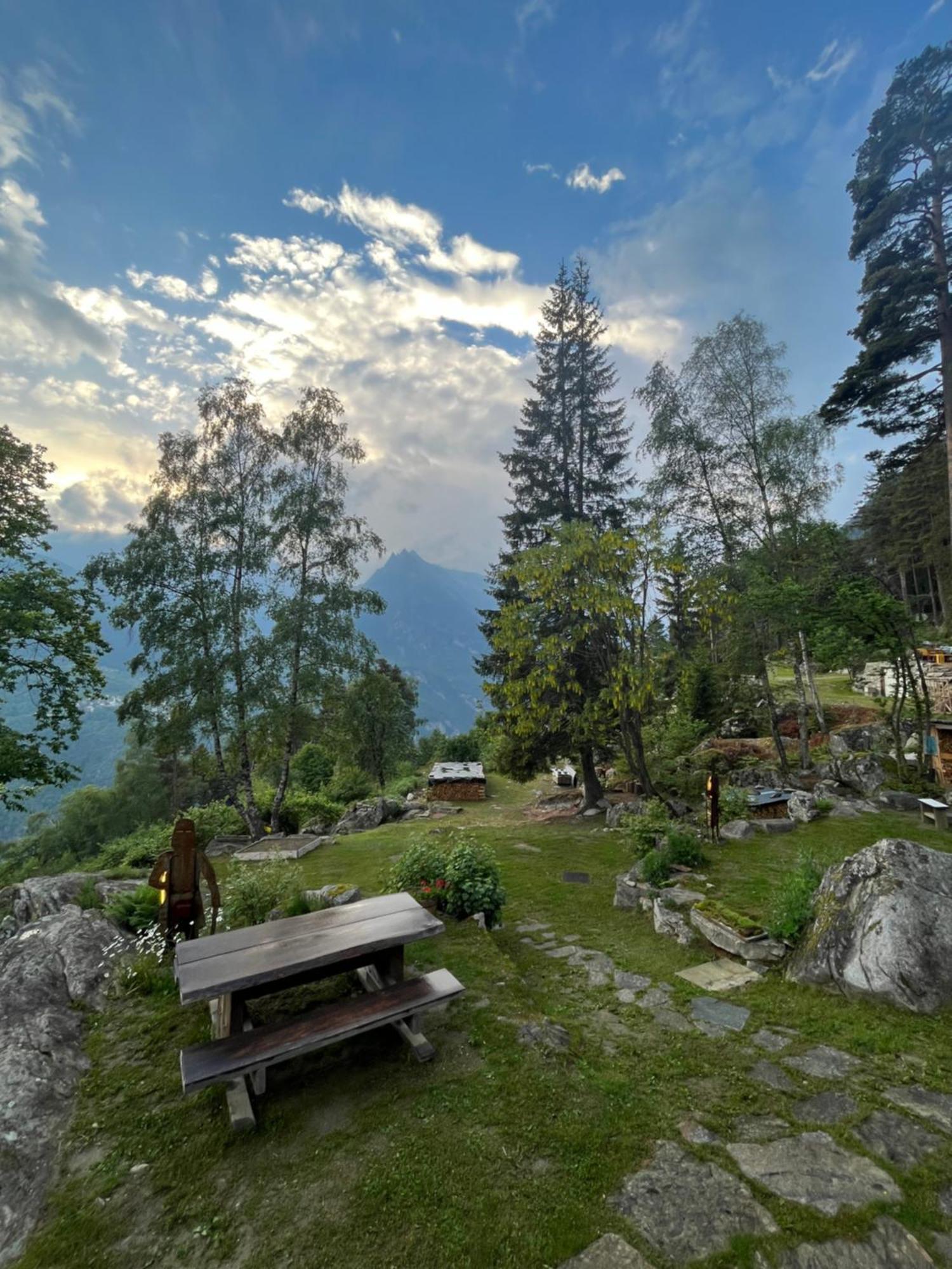 Resalbert Chalet Chiavenna Esterno foto