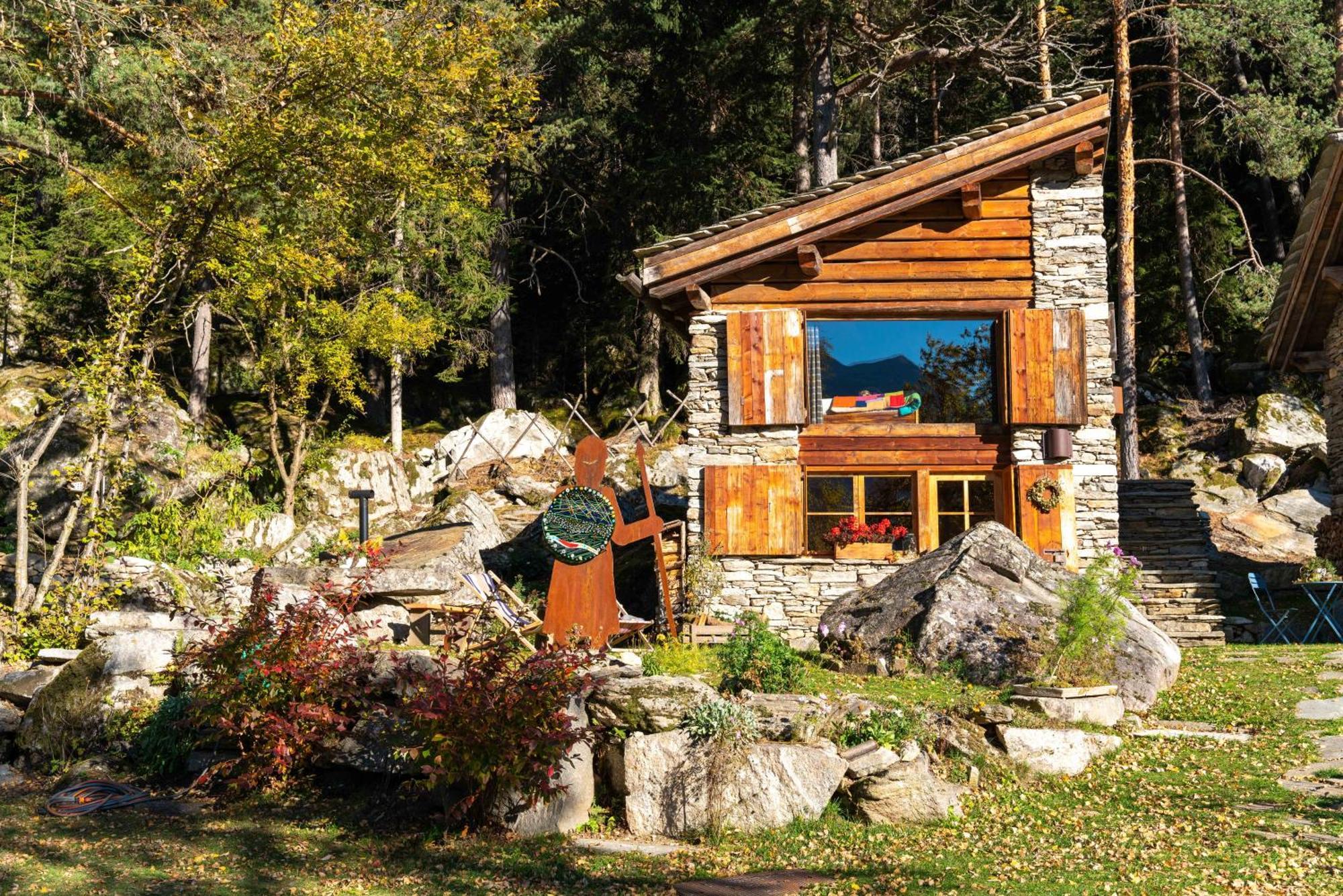 Resalbert Chalet Chiavenna Esterno foto